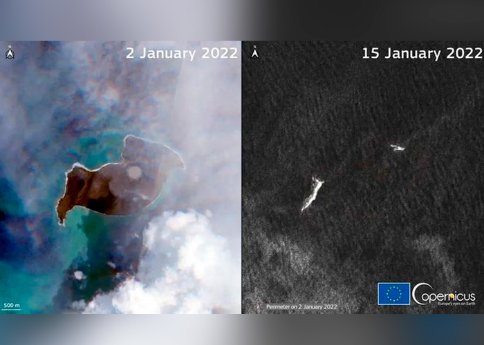 ¿Despues de la erupción y tsunami desaparecerá la isla del volcán Tonga?