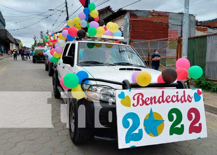 Colorido Carnaval en Jinotega para dar la bienvenida al año 2022