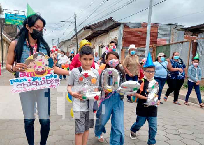 Colorido Carnaval en Jinotega para dar la bienvenida al año 2022