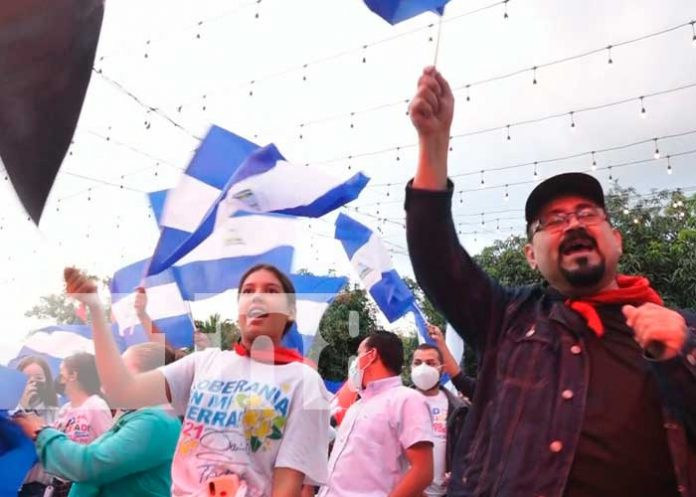 Población de Estelí celebró la toma de posesión del presidente Daniel Ortega