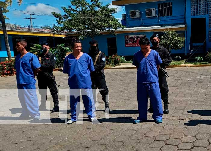 Policía Nacional puso tras las rejas a doce delincuentes en la departamento de Masaya
