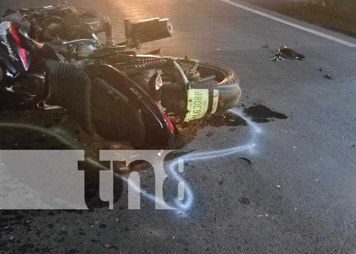Foto: Motociclista muere por imprudencia vial en Managua