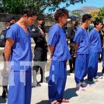 Policía Nacional de Nueva Segovia presenta a 10 personas capturadas por delitos
