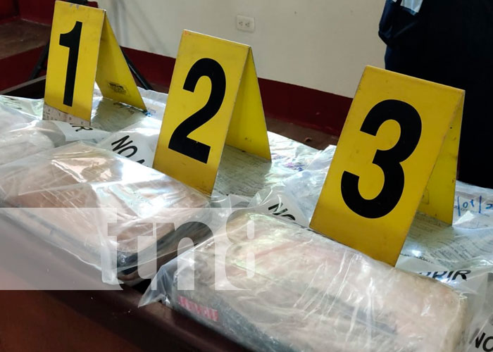 Policía Nacional en Chontales dió a conocer la incautó 3 kilos de cocaína en Chontales