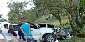 Accidente de tránsito en Chontales