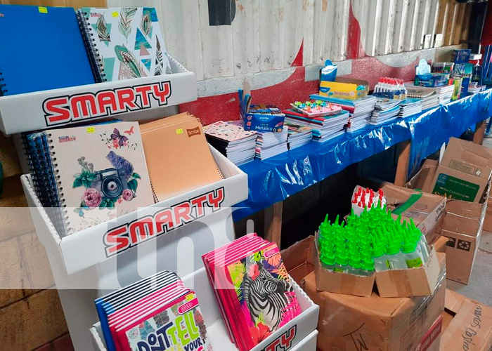  Mercado de Jinotega abastecido con productos de temporada escolar