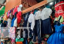 Mercado de Jinotega abastecido con productos de temporada escolar