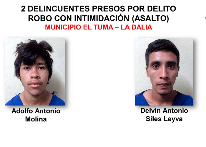 Detienen a 14 delincuentes entre ellos, 4 asesinos en Matagalpa