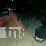 Dos lesionados tras choque entre dos motocicletas en El Ayote