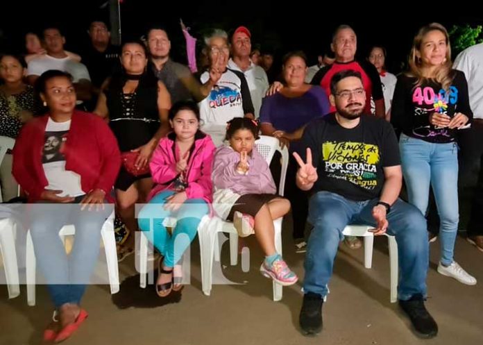 Habitantes del proyecto Bismarck Martínez celebran nuevo periodo del Gobierno Sandinista