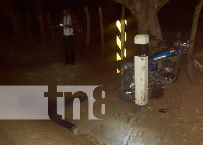 Motociclista pierde la vida en accidente de tránsito en Madriz