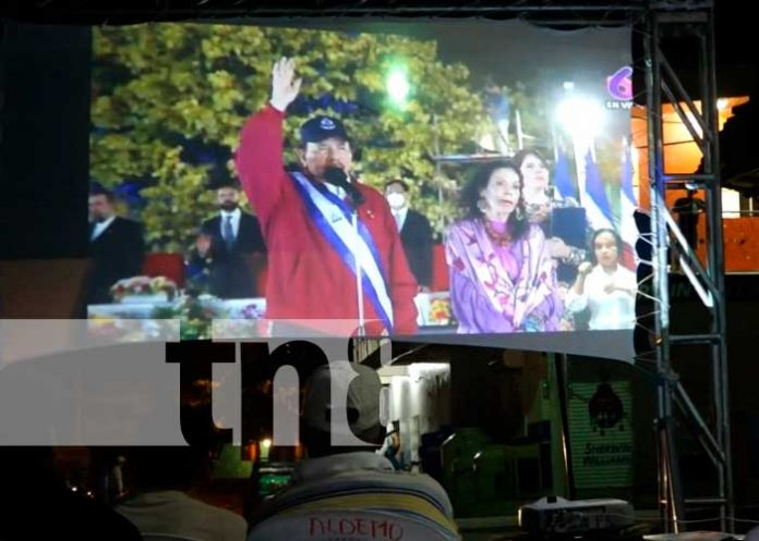 Ometepe: Familias participan de manera virtual en la toma de posesión del Presidente