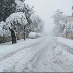 Se paraliza la ciudad de Jerusalén por tremenda nevada