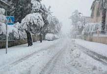 Se paraliza la ciudad de Jerusalén por tremenda nevada