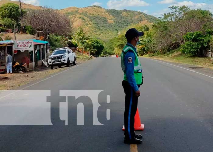 Policía Nacional desarrolla plan de prevención de accidentes en Chontales