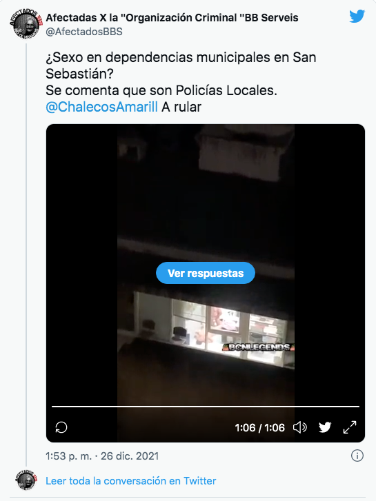 En el "riqui-riqui" hallan a pareja en España dentro de un edificio (VIDEO)