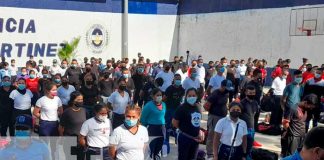 Nuevos aspirantes a policías en Nicaragua
