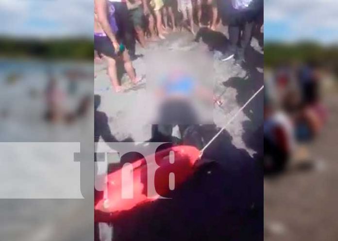 Hombre que murió ahogado en la Laguna de Xiloá