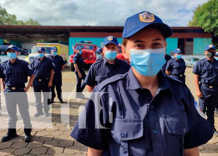 Bomberos de nuevo ingreso en Nicaragua