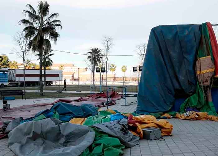 Niña muere tras volarse de un "brinca brinca" inflable en España