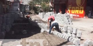 Reparación de calles en barrios de Río Blanco
