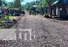 Reparación de calles y mejoramiento en Río Blanco