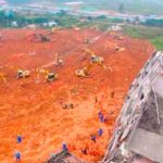 14 muertos por el desprendimiento de tierra en una obra en China