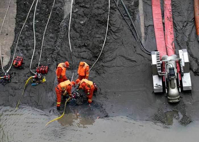 Inundación en Central eléctrica en China dejó nueve muertos