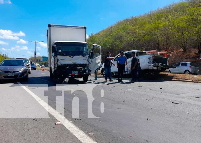 Accidente de tránsito en Carretera Nueva a León, Managua