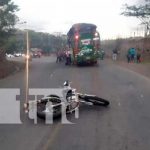 Imagen referencia de accidente de tránsito en Jinotega