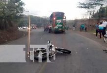 Imagen referencia de accidente de tránsito en Jinotega