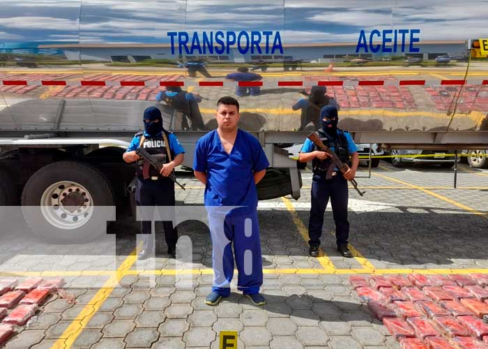 Incautación de drogas en puesto fronterizo de Rivas, Nicaragua