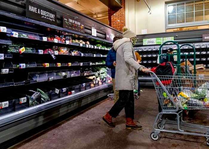 Estados Unidos sufre escasez de comida en supermercados ¿cuál es la causa?