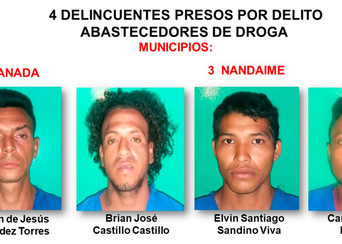 Delincuentes presos en Granada