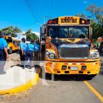 Inspección de unidades de transporte estudiantil en Nicaragua