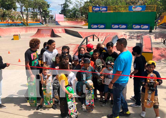 Inauguran nueva academia de Skateboarding en Managua