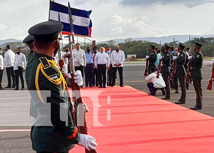 Arribo del presidente de Venezuela, Nicolás Maduro, a Nicaragua