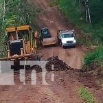 Rehabilitan 22 kilómetros de caminos en zonas rurales de Matiguás