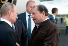 Putin reafirma apoyo al Gobierno de Nicaragua y al Presidente Daniel Ortega