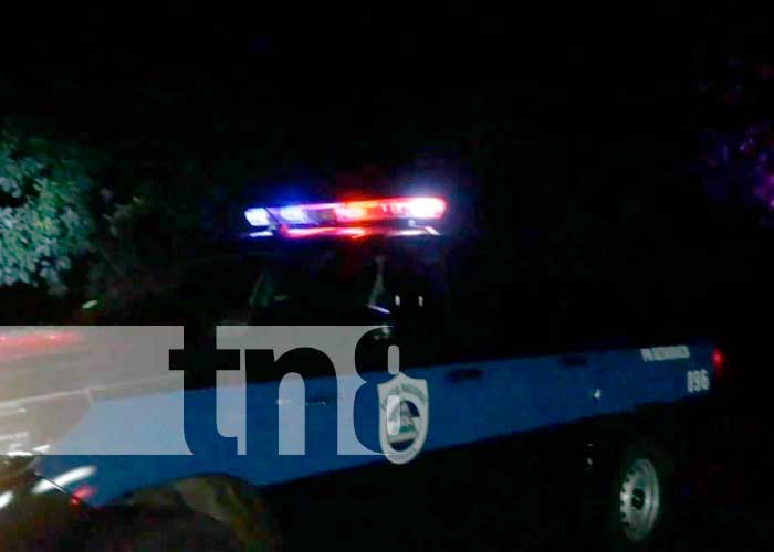 Patrulla policial en la Isla de Ometepe