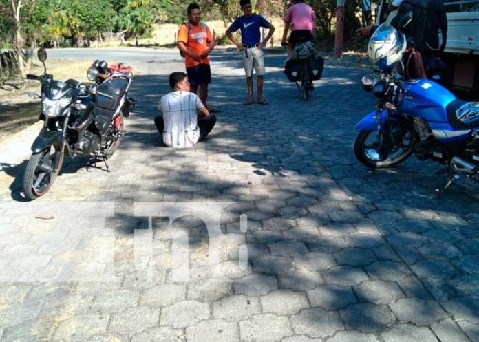 El susto de su vida se llevan dos motociclista en Ometepe