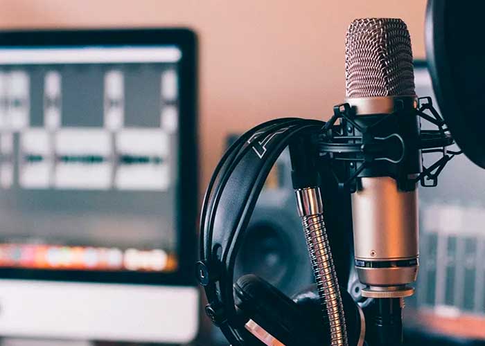 Micrófono para podcasting