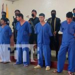 Delincuentes presos en Chontales