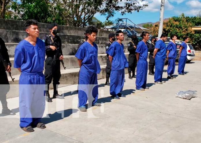 Delincuentes presos gracias a trabajo policial en Nueva Segovia