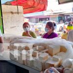 Comercio de queso en mercados de Nicaragua