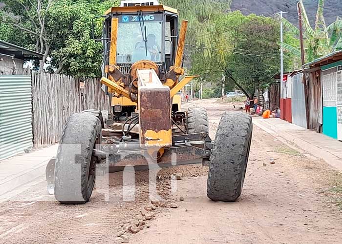 Reparación de calles en la comunidades de Somoto