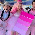 ¡Que loca! Mujer se casa con el “amor de su vida”: El color rosa
