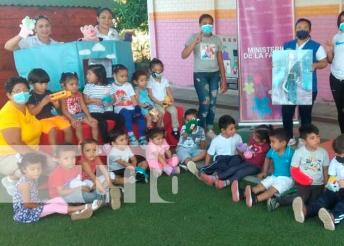 Show de títeres para la niñez en Tipitapa