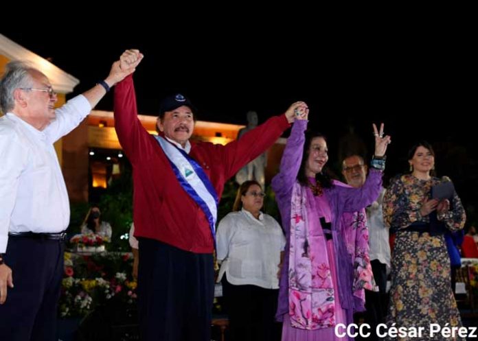  Presidente de Nicaragua, Daniel Ortega en Toma de Posesión el 10 de enero 