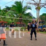 Policía Nacional desarrolla jornada deportiva con jóvenes de Río San Juan
